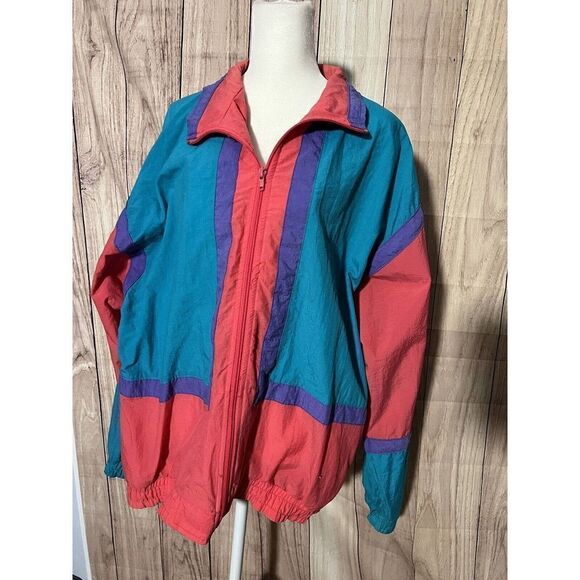 1990s Sports Accent Windbreaker - Picture 2 of 8